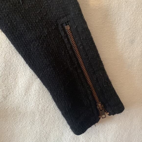 Free People womens small in the loop black cardigan oversized boho raw grunge hi - Picture 9 of 10